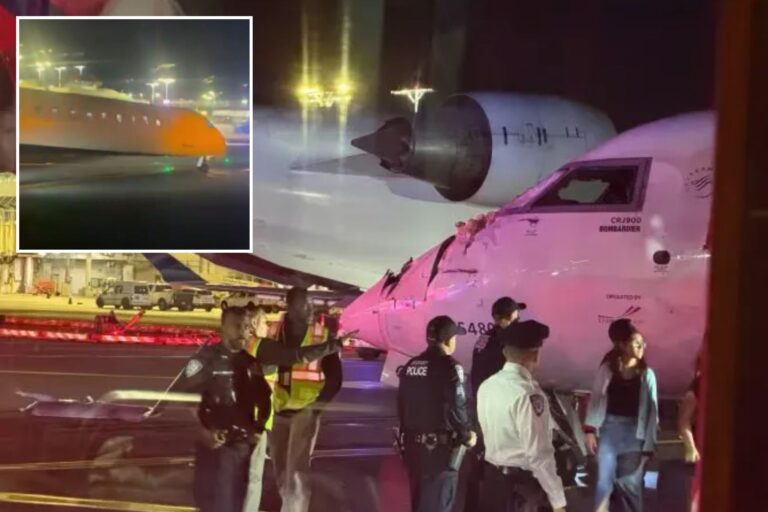 Plane Collision at LaGuardia Airport Leaves Passengers in Shock