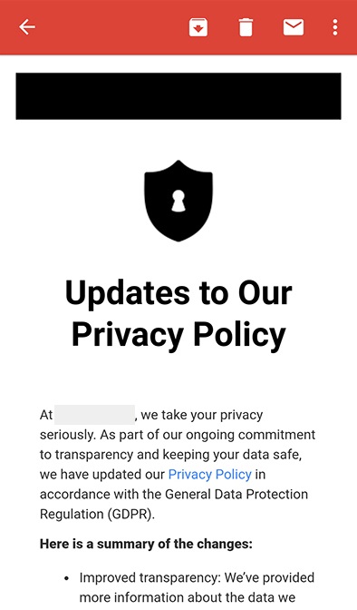 Privacy Policy Update: User Data Handling Procedures