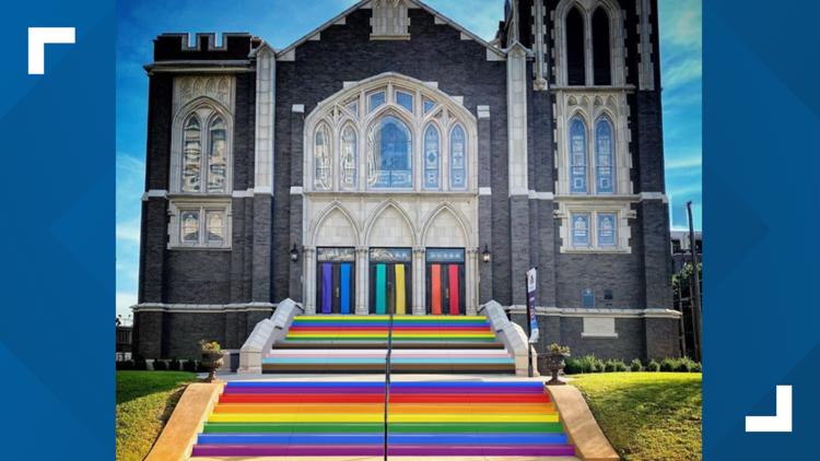 Dallas Church Defies State Directive by Painting Rainbow Steps Despite Controversy
