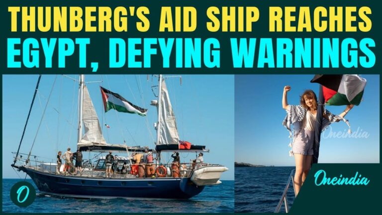 Greta Thunberg’s Gaza Flotilla Halted by Israeli Navy as Tensions Rise