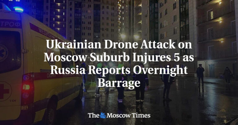 Ukrainian Drone Strike Injures Multiple in Moscow Suburb