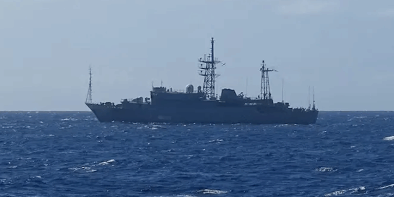 Russian Spy Ship Observed Near Hawaiian Waters: Coast Guard Monitoring Efforts