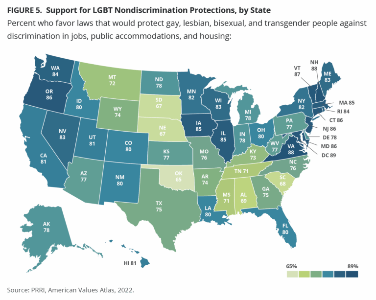 Americans’ Support for Same-Sex Marriage Plummets to 54 Percent, Survey Reveals