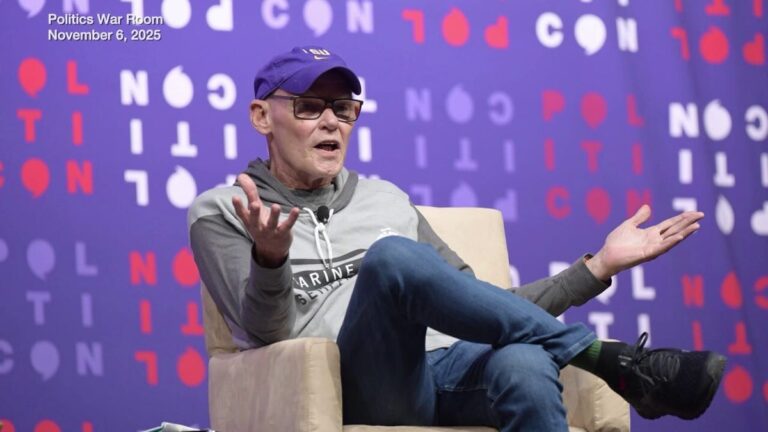Democratic Strategist James Carville Jokes About Running Convicted Pedophile in Democratic Race
