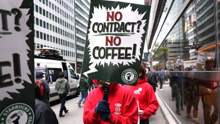 Starbucks Workers Strike on Red Cup Day as Labor Tensions Rise