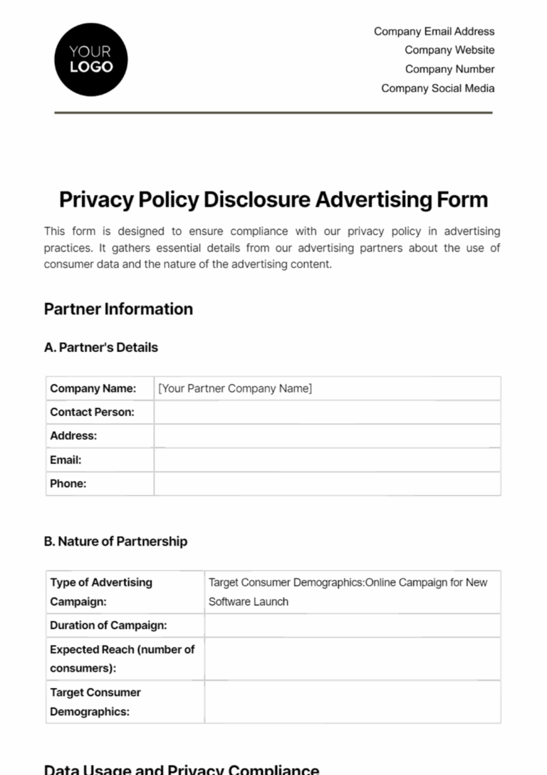 Privacy Policy and Advertising Disclosure