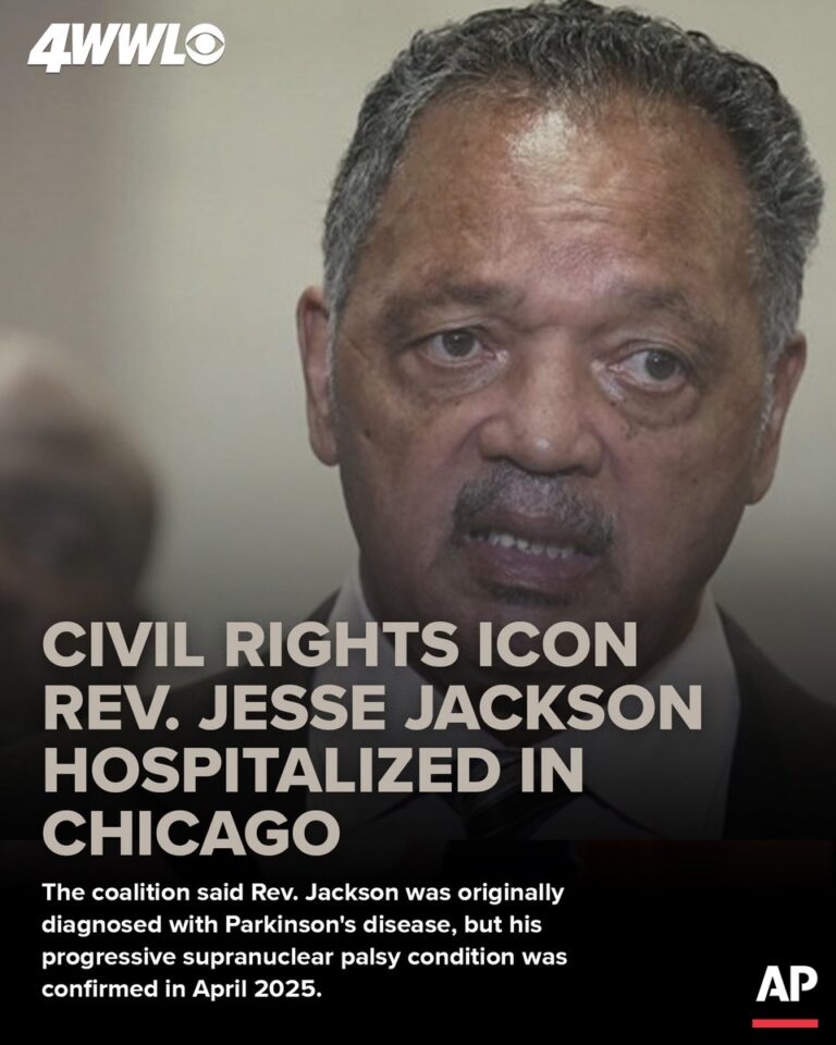 Rev. Jesse Jackson Hospitalized with Progressive Supranuclear Palsy
