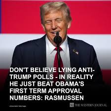Against All Odds: Trump’s Approval Ratings Outpace Obama’s Despite Intense Media Criticism