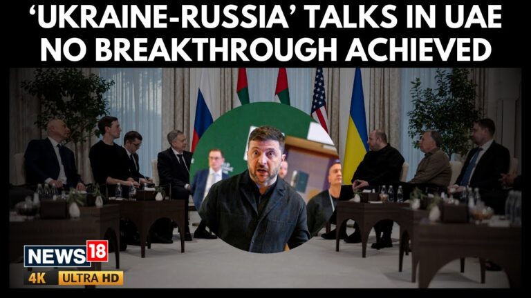 UAE Negotiations Fail on Ukraine Territorial Disputes