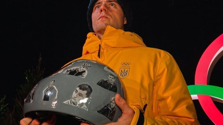 Ukrainian Skeleton Pilot Disqualified After Refusing to Remove Helmet Displaying War Casualties