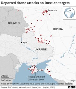 Ukraine’s Aggressive Drone Campaign Targets Critical Russian Infrastructure
