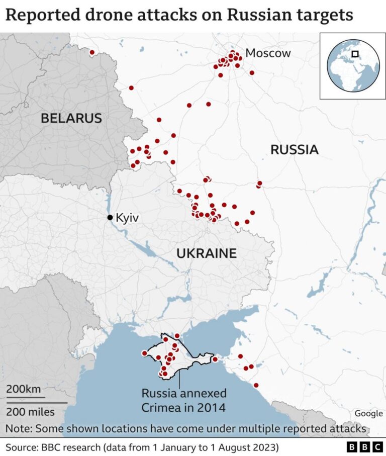 Ukraine’s Aggressive Drone Campaign Targets Critical Russian Infrastructure
