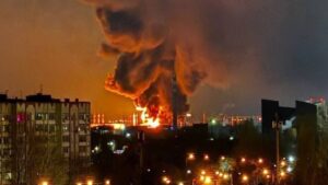 Ukrainian Drone Attacks on Russia’s Omsk Industrial Hub Draw Condemnation of Zelensky